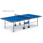 Стол теннисный Game Всепогодный с сеткой (синий, зелёный)